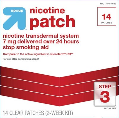Nicotine Patch Target 7 mg 14 count carton.jpg Nicotine Patch Target 7 mg 14 count carton - Nicotine Patch Target 7 mg 14 count carton